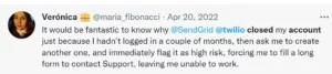 Twilio Account closed 1