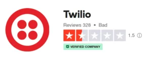 Twilio trust pilot score