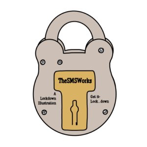 The sms works padlock