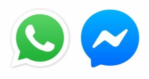 whatsapp and messenger logo